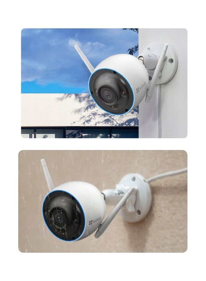 H3 3K 5 Mp Resolution Smart Surveillance Camera Color Night Vision Ip67 Weatherproof Design Waving Hand Recognition And Control H.265 Video Technology Two Way Talk