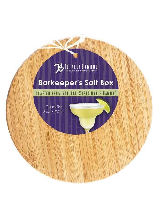 Barkeeper Salt Box Margarita Salt Rimmer For Cocktail Drinks Home Bar Accessory With Magnetic Swivel Lid