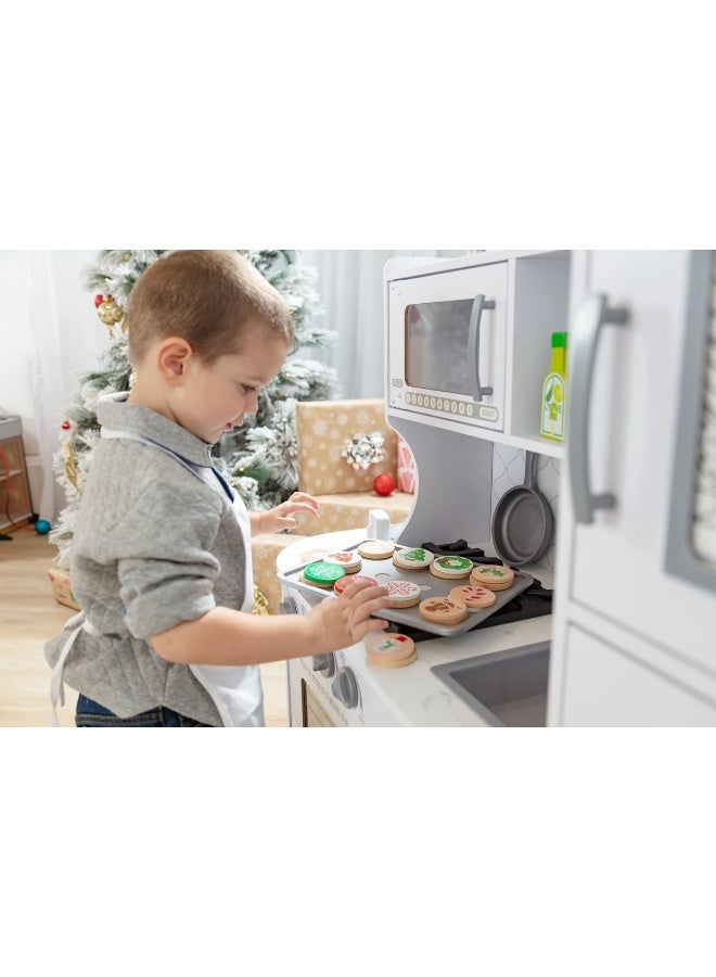 Melissa & Doug Slice and Bake Wooden Cookie Play Food Set