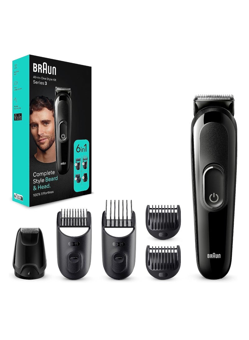 6-in-1 Style Kit trimmer Series 3 for Beard and Hair