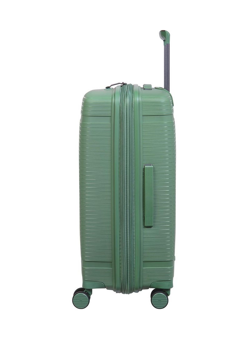 it Luggage Bag Unanimous Set of 3 Pcs, Hard Case Polypropylene (PP) Material, Matching Color Suitcases, 8x360 Degree Spinner Wheels, Expandable Trolley, Telescopic Handle, TSA Lock, Color Green Tea