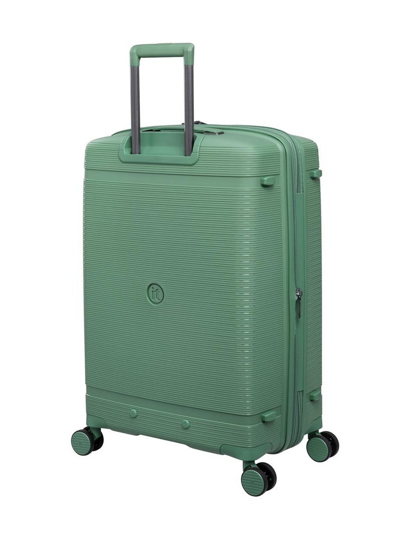 it Luggage Bag Unanimous Set of 3 Pcs, Hard Case Polypropylene (PP) Material, Matching Color Suitcases, 8x360 Degree Spinner Wheels, Expandable Trolley, Telescopic Handle, TSA Lock, Color Green Tea