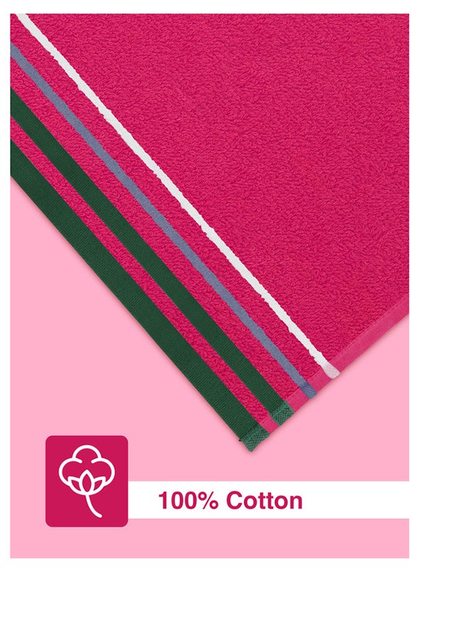 2 Piece Bath Towel 450 GSM 100% Cotton Terry 90x165 cm -Soft Feel Super Absorbent Quick Dry