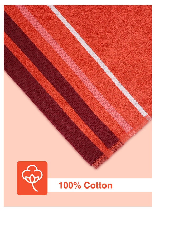 2 Piece Bath Towel 450 GSM 100% Cotton Terry 90x165 cm -Soft Feel Super Absorbent Quick Dry