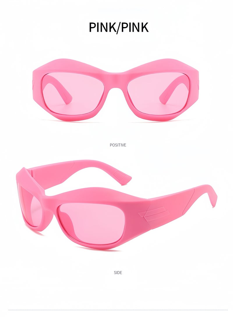 Sunglasses,FashionOutdoor Sport Sun Glasses(PINK)