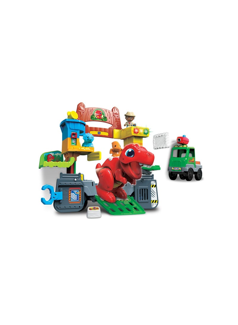 Toot-Toot Friends 2-In-1 Dinosaur Park, Interactive Toy With Lights, Sounds And Music Toys