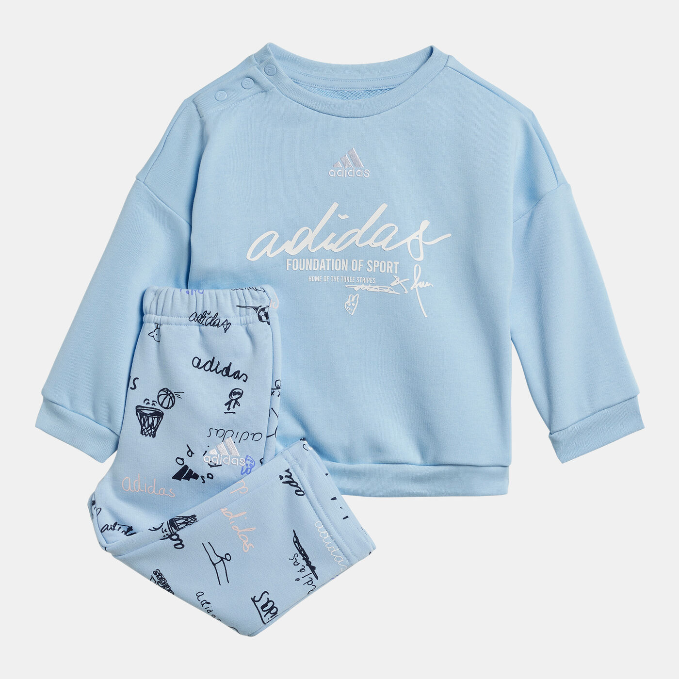 Kids' Brand Love Sweatshirt and Sweatpants Set (Baby & Toddler)