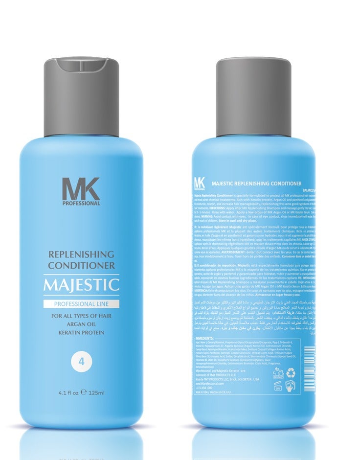 Majestic Keratin Replenishing All Hairs Conditioner with Argan Oil for Women