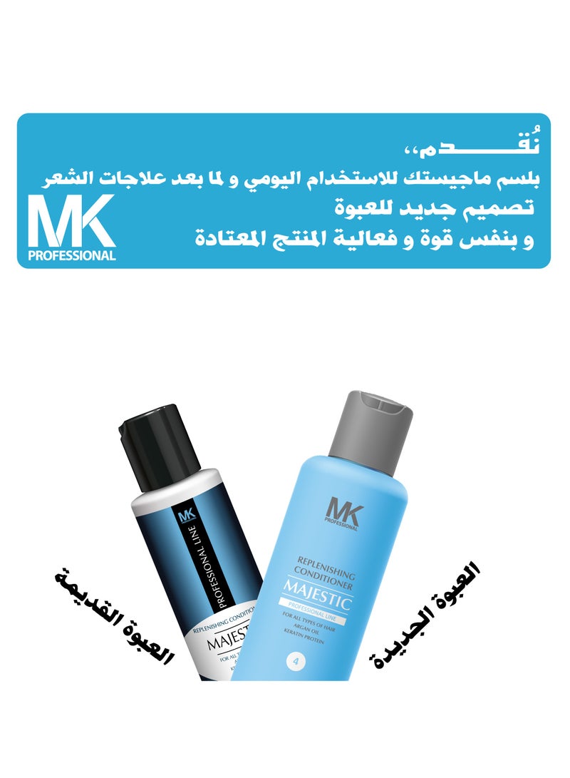 Majestic Keratin Replenishing All Hairs Conditioner with Argan Oil for Women