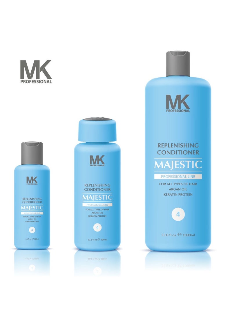 Majestic Keratin Replenishing All Hairs Conditioner with Argan Oil for Women