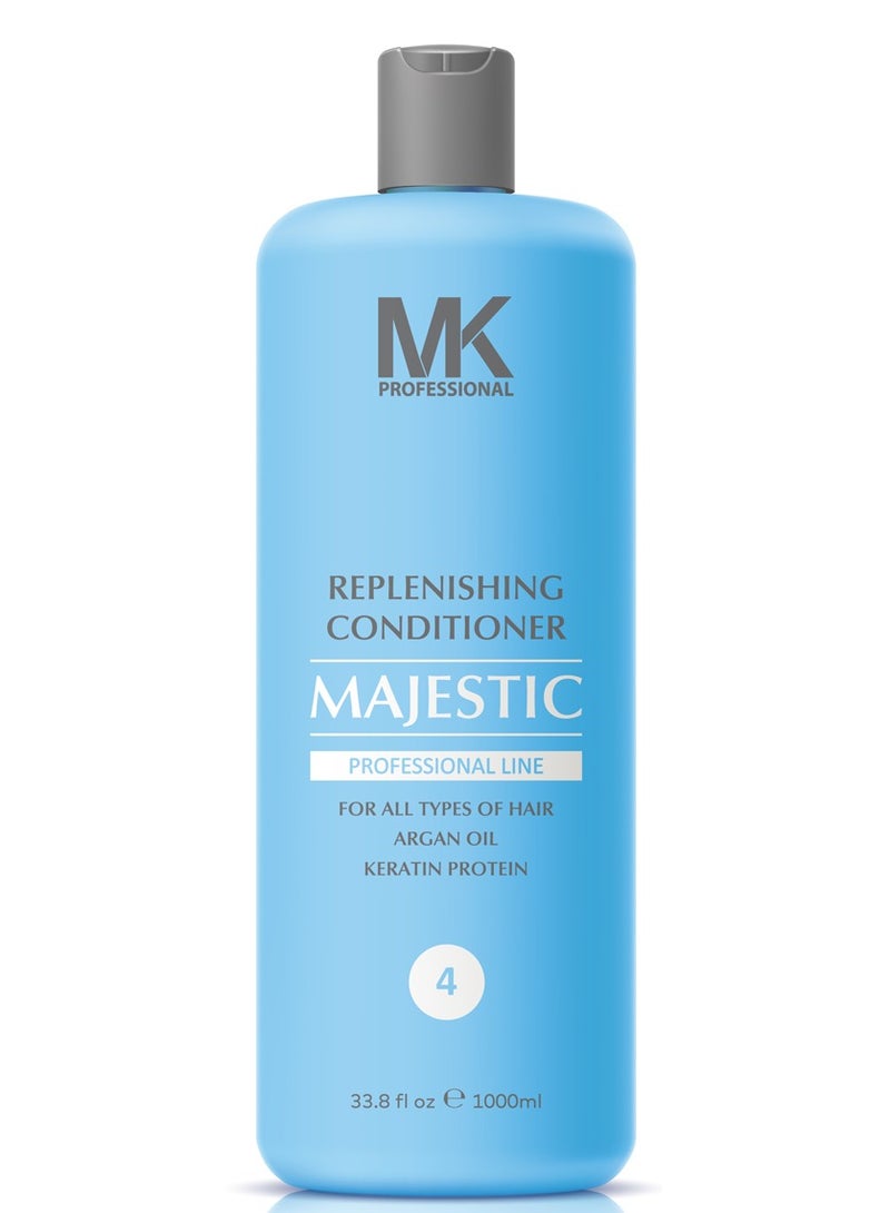 Majestic Keratin Replenishing All Hairs Conditioner with Argan Oil for Women