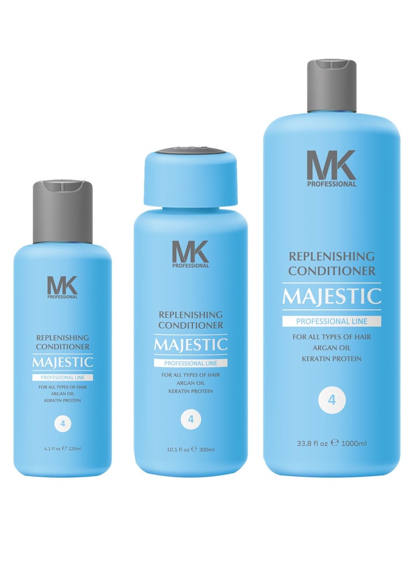 Majestic Keratin Replenishing All Hairs Conditioner with Argan Oil for Women