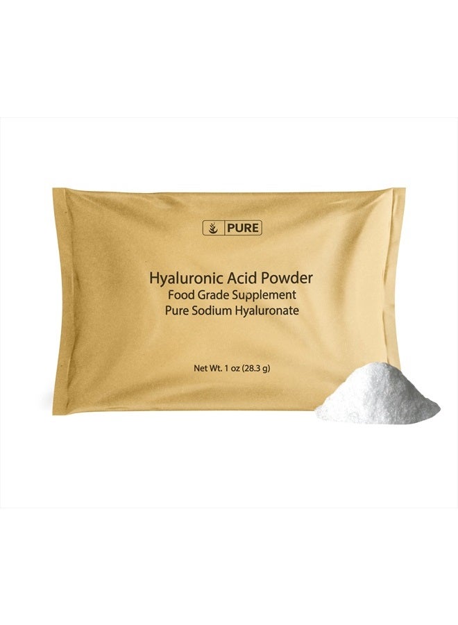 Hyaluronic Acid (1oz) Water Soluble, Fine Powder
