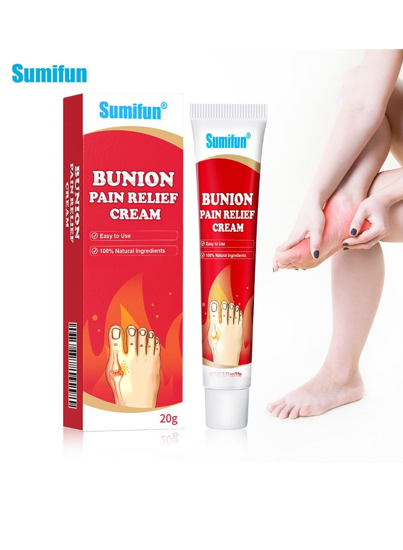 Bunion Pain Relief Cream, Toe Joint Valgus Corrector Cream, Healing Ointment For Gout Topical Arthritis Pain Relief For Joint Toe Relief Stiffness Gout Cream