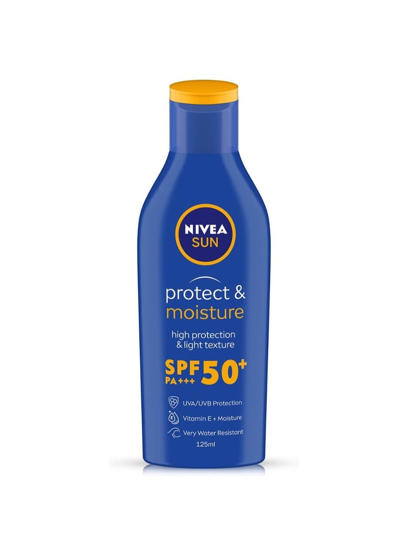 NIVEA Sunscreen Lotion (125ml, SPF 50)