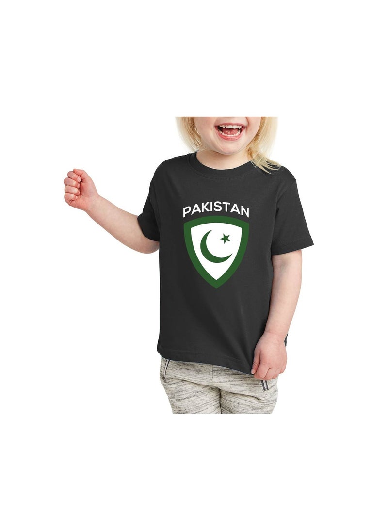 Pakistan Independence Day T Shirt for Girls, Cap, Badge, Flag Set Celebrate Pakistan Independence Day with this Kids Combo Pack in Style