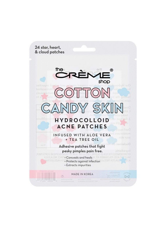 Cotton Candy Skin Hydrocolloid Acne Patches, Acne Healing Dots/Stickers, Acne Treatment Patches With Salicylic Acid And Witch Hazel 3 Sizes, 72 Patches