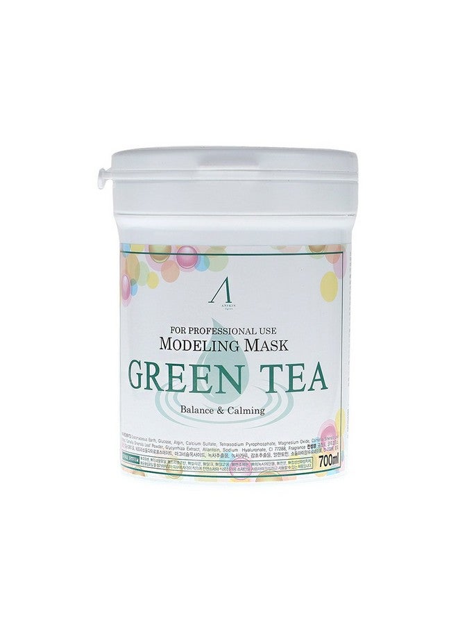 700Ml Modeling Mask Powder Pack Green Tea For Soothing And Anti Oxidation By Anskin