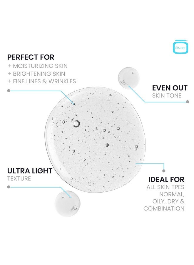 10% Tranexamic Acid Serum For Face 1 Fl Oz / 30Ml Skin Brightening Serum For Brown Spots Even Out Skin Tone With Hyaluronic Acid Glycerin Natural Formula By Omic