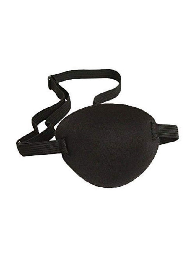 Black Eye Patch Adults And Kids Soft And Comfortable Pirate Eye Patch Single Eye Mask For Amblyopia Lazy Eye With Adjustable Buckle