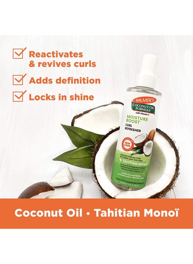 Coconut Oil Formula Moisture Boost Curl Refresher Spray 8.5 Ounce