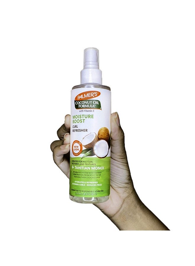Coconut Oil Formula Moisture Boost Curl Refresher Spray 8.5 Ounce