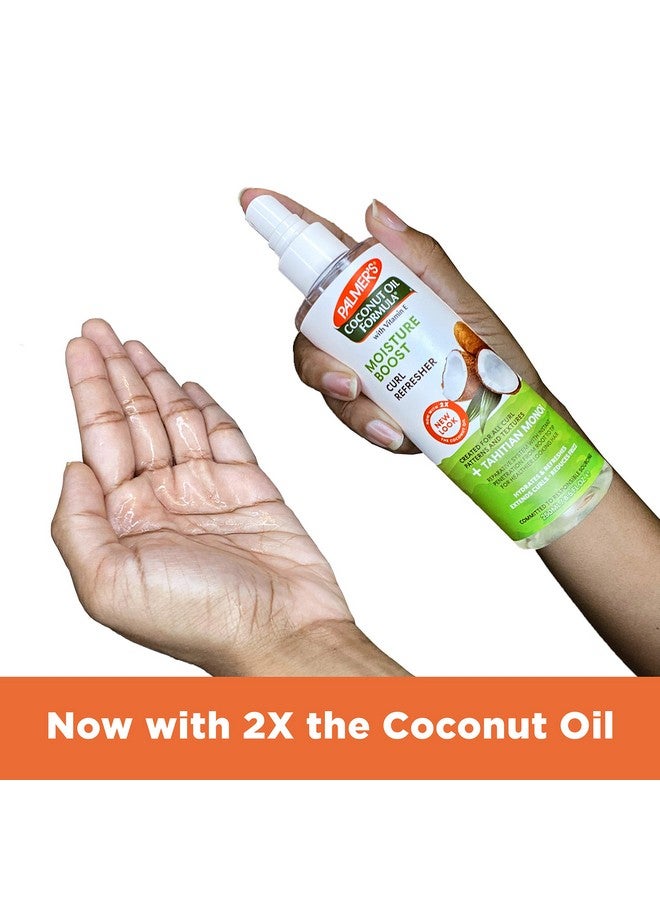 Coconut Oil Formula Moisture Boost Curl Refresher Spray 8.5 Ounce