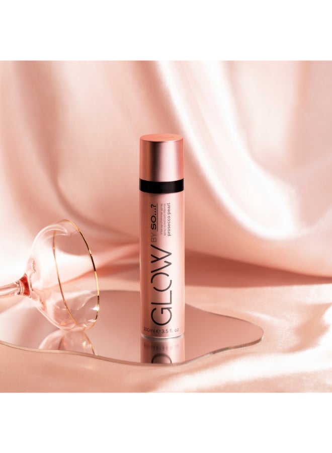 Glow Women's Prosecco Pearl Shimmer Body Spray For Women – Intense Fragrance with Iridescent Glow, Long-Lasting & Elegant, Perfect for Everyday & Special Occasions, 100ml.
