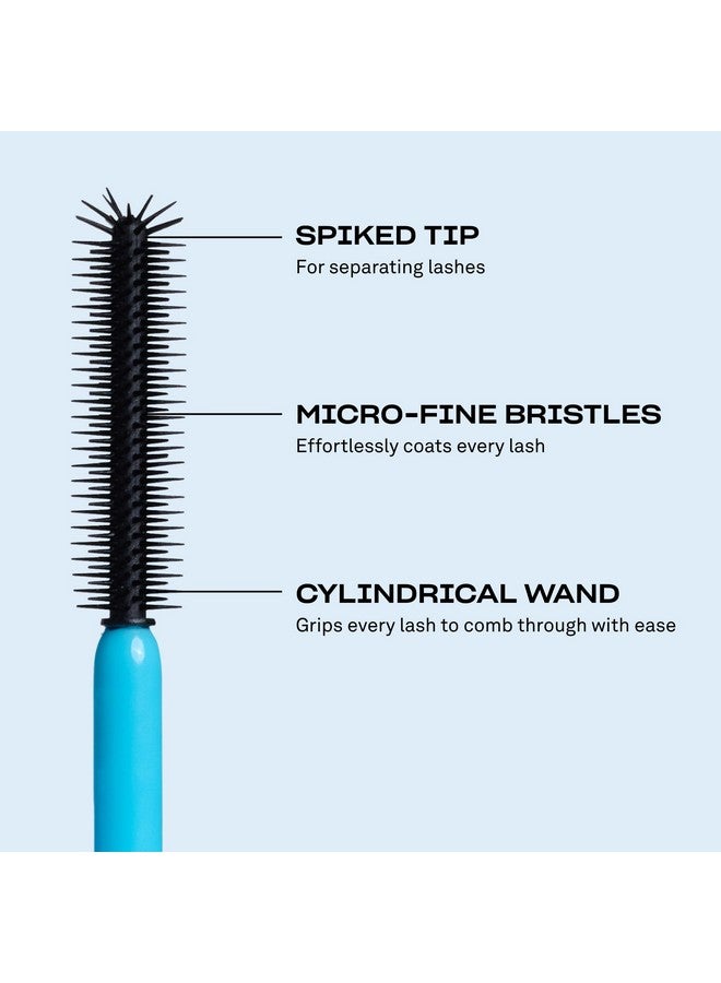 4 Real Mascara Black For Volume, Length, And Lift In Eyelashes, Defined & Flutterly Look, Vegan & Crueltyfree, 8.5G