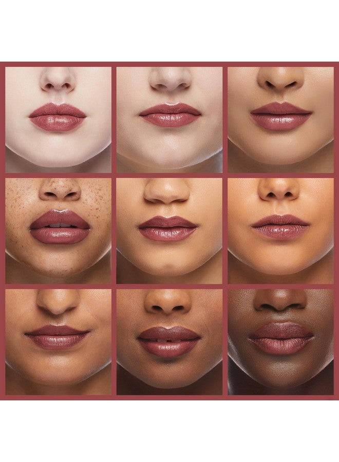 Italian Marble Sheer Lipstick Honey Bun Hydrating & Lightweight Vitamin E & Caster Seed Oil Cream Finish