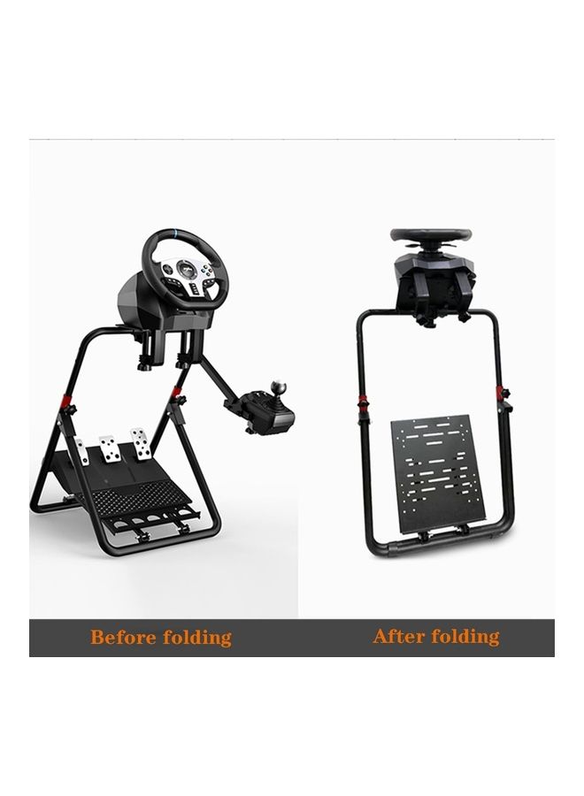 PXN-A9 Racing Steering Wheel Stand for with Gear/Shifter Mount Folding Bracket Tilt-Adjustable Racing Stand (Racing Wheel NOT Included)