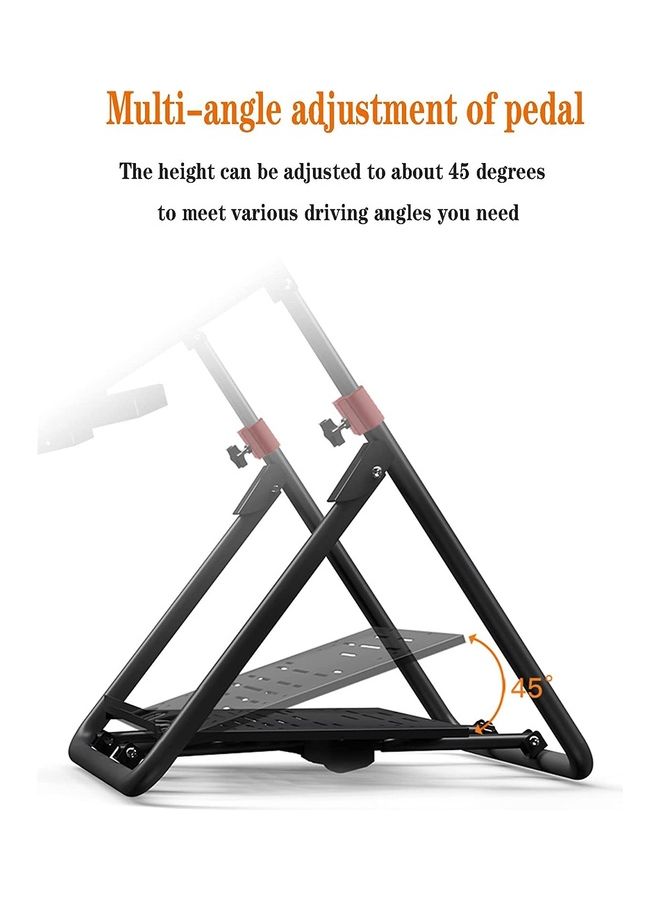 PXN-A9 Racing Steering Wheel Stand for with Gear/Shifter Mount Folding Bracket Tilt-Adjustable Racing Stand (Racing Wheel NOT Included)
