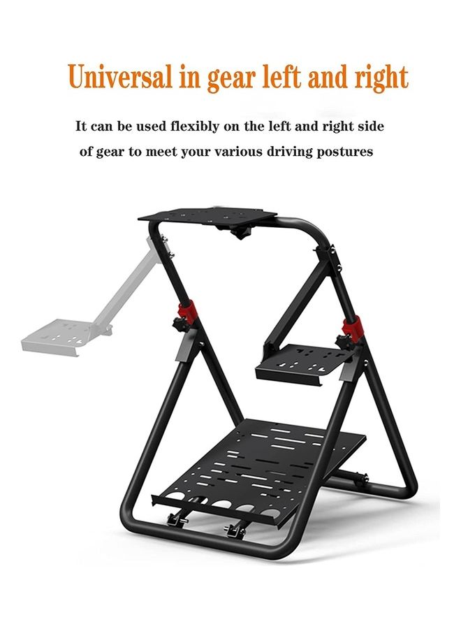PXN-A9 Racing Steering Wheel Stand for with Gear/Shifter Mount Folding Bracket Tilt-Adjustable Racing Stand (Racing Wheel NOT Included)
