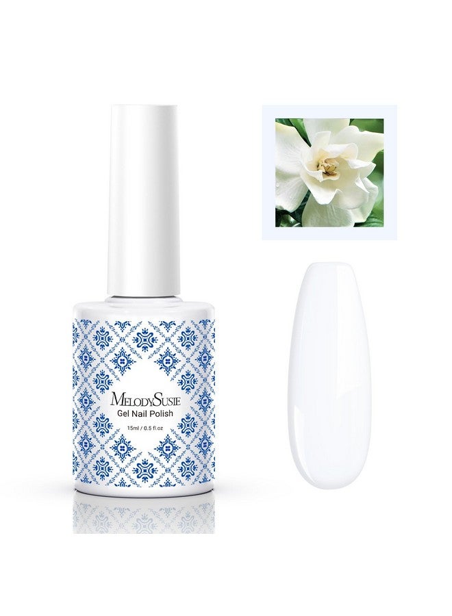 Fleurwee Plantbased Gel Nail Polish White P14 Hema Free 21 Nontoxic Long Lasting No Chip Color Uv Fingernail Toe Nail Polish Nail Art Manicure Diy At Home 0.5 Fl Oz