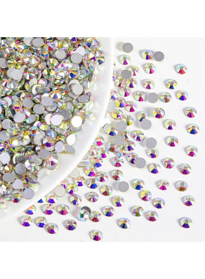 Flatback Rhinestones Bulk14400Pcs Ab Crystal Rhinestones For Nails Crafts Clothes Diy Decoration Crystal Ab Ss10 2.72.9Mm