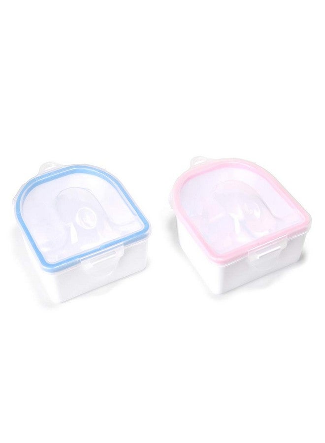 2 Pcs Nail Soaking Bowl Nail Art Polish Remove Nail Soaker Tray Manicure Bowl Manicure Spa Nail Soak Bowl