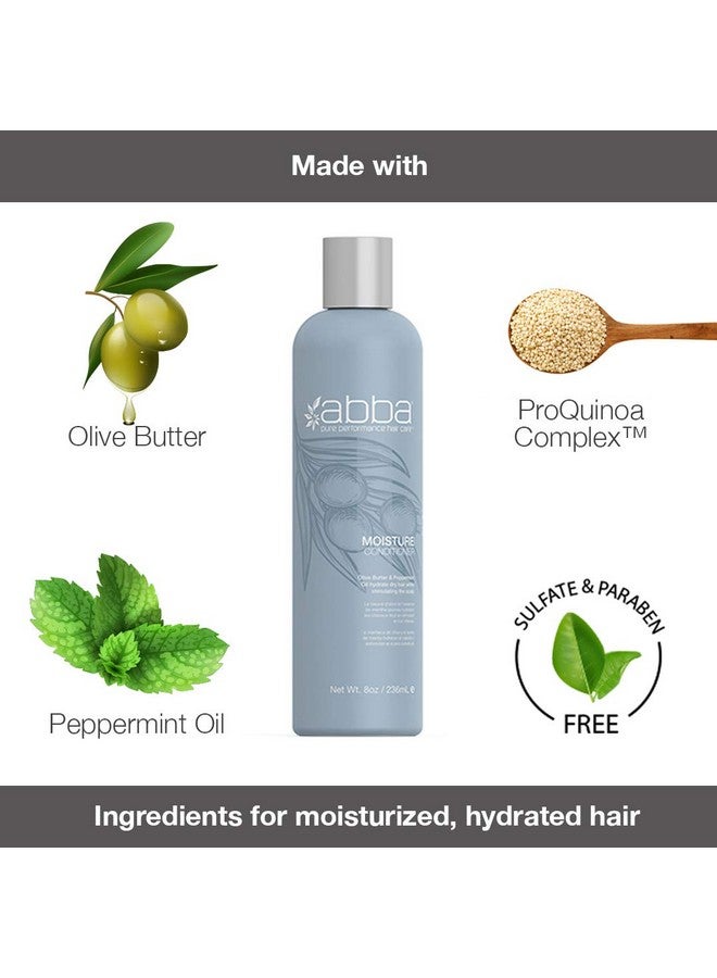Pure Moisture Shampoo & Conditioner Duo Olive Butter & Peppermint Oil 32 Fl Oz Each
