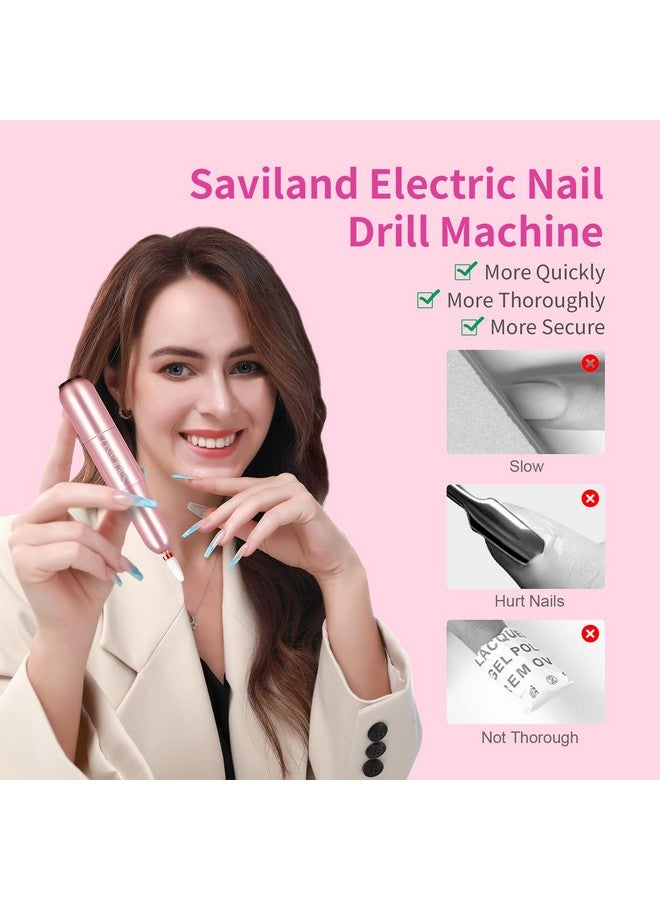 Electric Nail Drill Electric Nail File Efile Nail Drill Professional Manicure With 6Pcs Nail Drill Bits