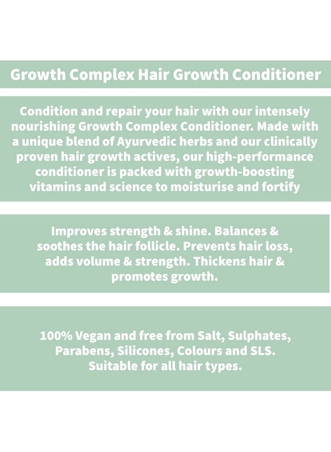 Hair Conditioner For Hair Growth Infused With Ayurvedic Herbs Vegan & Sulphatefree Suitable For All Hair Types 10.14 Fl Oz