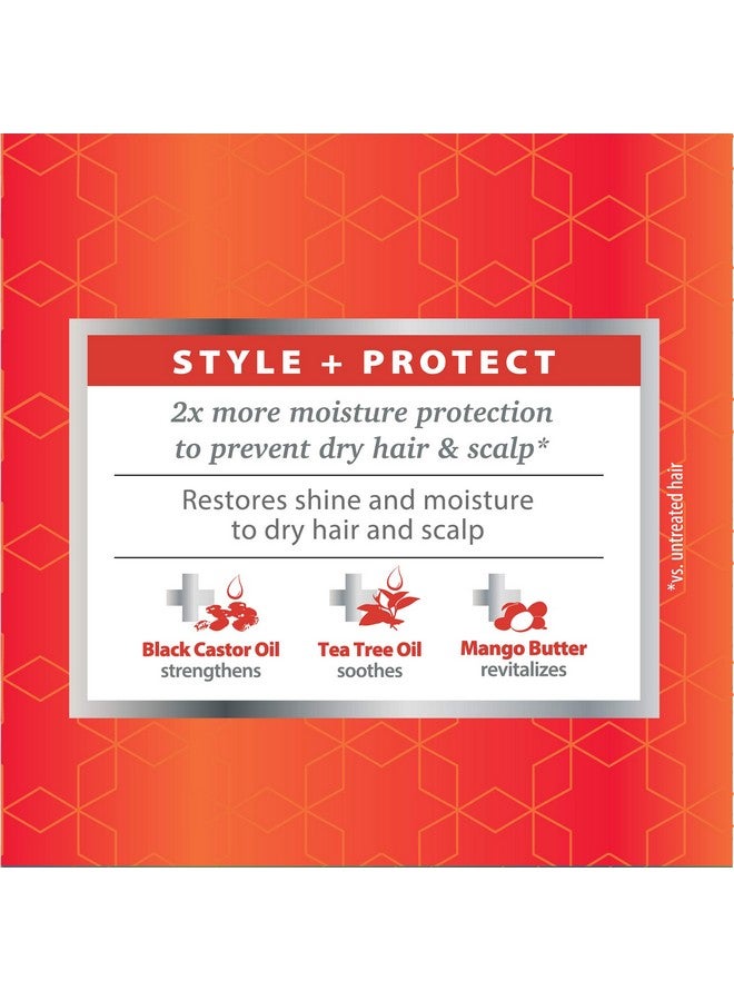 Strong & Healthy Restoring Hair & Scalp Oil. Contains Black Castor Oil Tea Tree Oil And Mango Butter Providing 2X More Moisture To Prevent Dry Hair And Scalp 4Oz