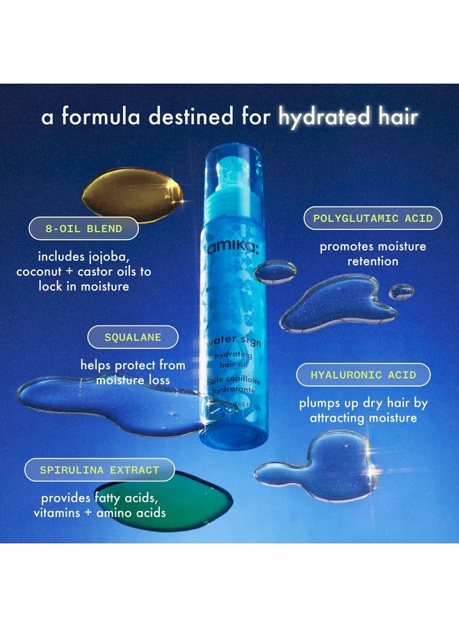 . Water Sign Hydrating Hair Oil With Hyaluronic Acid