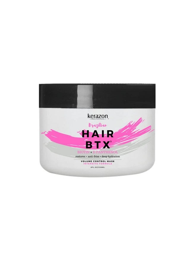 Intensive Brazilian Hair Botox Treatment 8Oz 236Ml For All Hair Types Thermal Activated Hair Mask Damaged Hair And Long Lasting Volume And Frizz Control. Packaging May Vary.