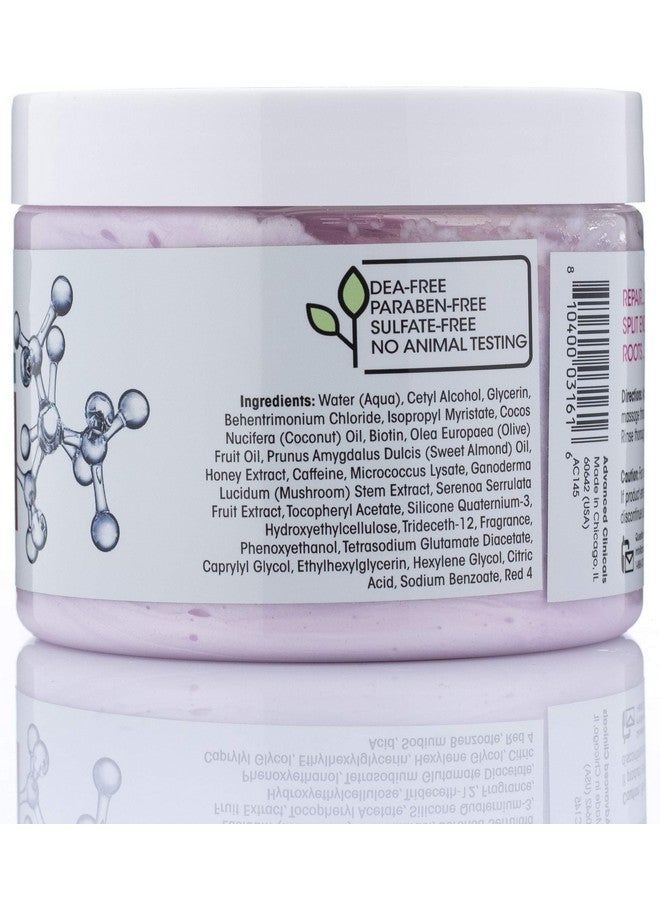 Biotin Hair Treatment Antibreakage Repair Hair Mask. Strengthen Broken Colortreated Hair Wrepairing Deep Conditioner Manuka Honey & Caffeine Hydrating Mask Restores Weak Hair