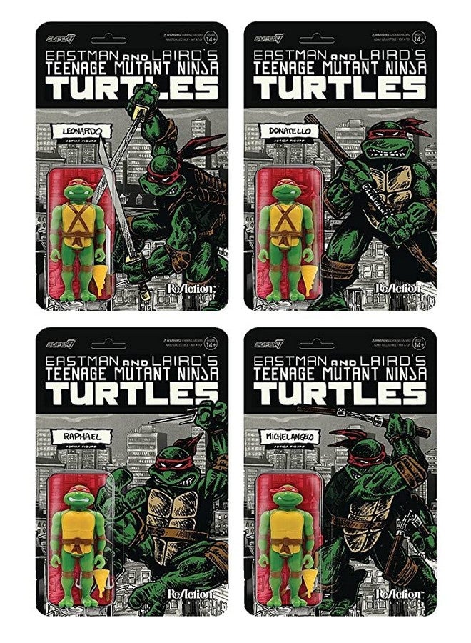 Teenage Mutant Ninja Turtles: Mirage Variant Reaction Figure Setmulticolor