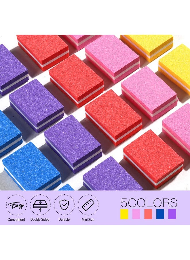 Mini Nail Buffers And Files 20 Count Mini Sponge Nail Buffer Block 1Pcs 100180 Nail File And 1Pcs 10004000 Nail Polishing Buffer. Professional Nail Buffer File Tools Kit For Nail Care