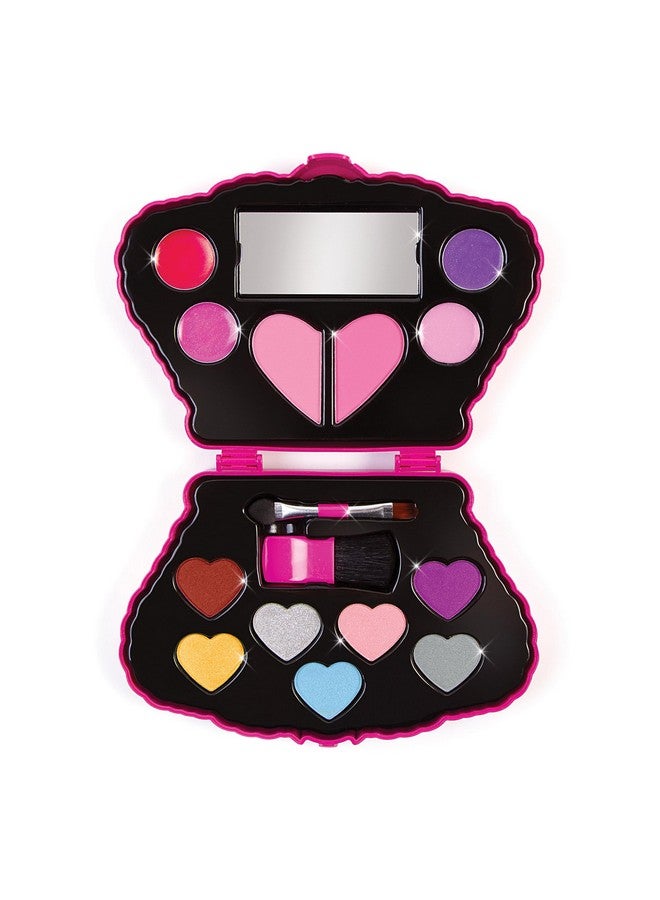 : Juicy Couture Bejeweled Beauty Cosmetic Compact Glam For Eyes Lips & Face Crown Shaped Makeup Case Girls & Kids Ages 6+