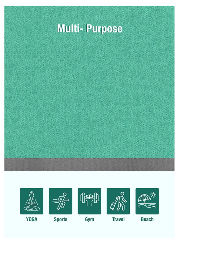 2 Piece Oversized Velour Luxury Beach Towel -Fluffy Velour Cotton 90 x 165 Cm-  450 GSM 100 % Cotton