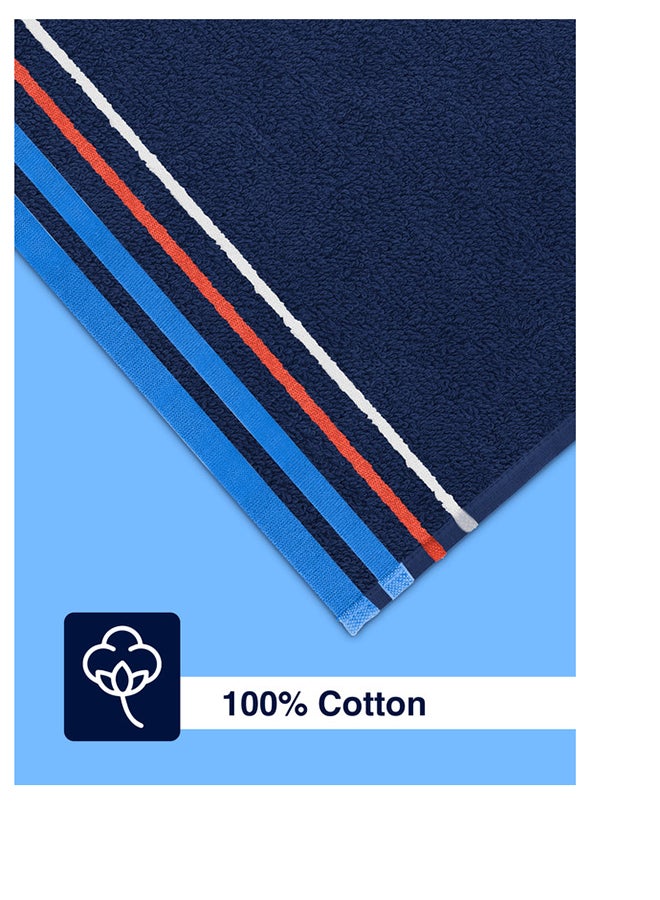 2 Piece Bath Towel 450 GSM 100% Cotton Terry 90x165 cm -Soft Feel Super Absorbent Quick Dry