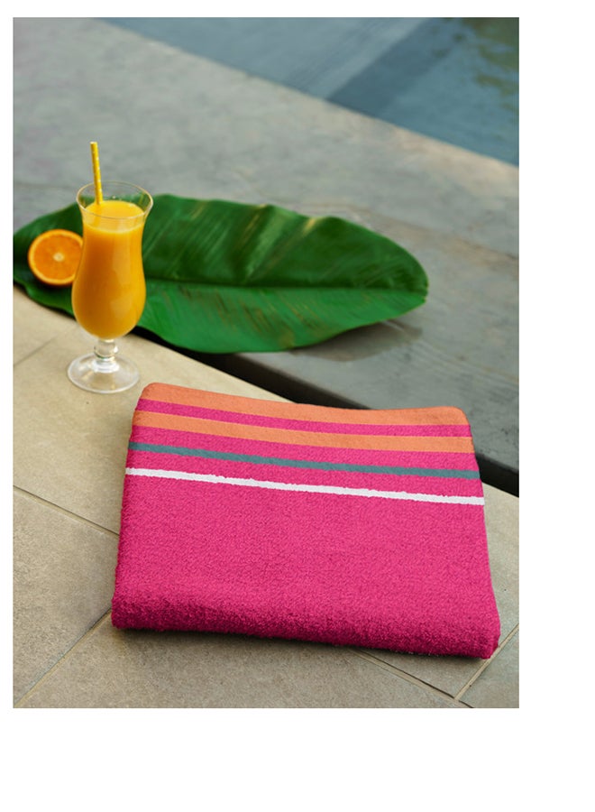 2 Piece Bath Towel 450 GSM 100% Cotton Terry 90x165 cm -Soft Feel Super Absorbent Quick Dry