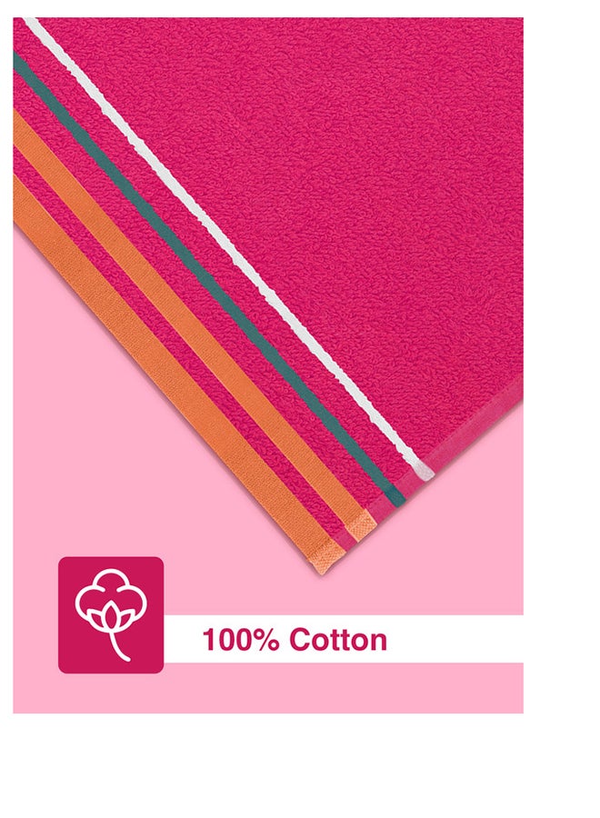 2 Piece Bath Towel 450 GSM 100% Cotton Terry 90x165 cm -Soft Feel Super Absorbent Quick Dry